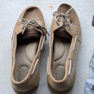 Sperry Light Tan Boat Shoes for Men